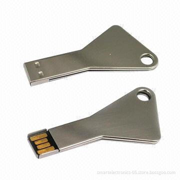 Metal Key USB, 64MB-128GB Capacity
